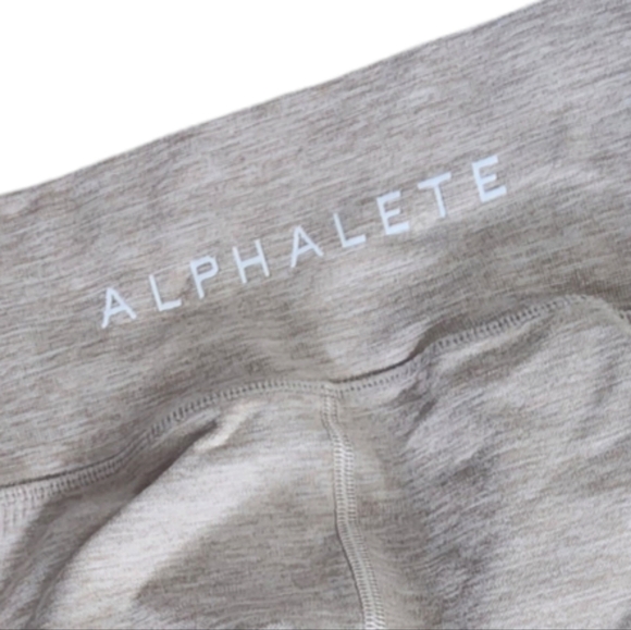 Alphalete Compression Leggings Size Small Brand Spell Out. - Picture 5 of 8